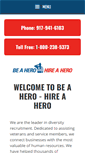 Mobile Screenshot of beahero-hireahero.com